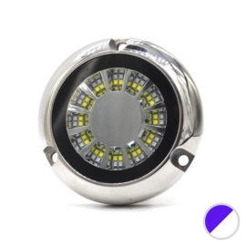 Apache J-LED Ultra Series - RVS316L - Dual Color strobe light - Midnight Blue / Ultra White - IP68