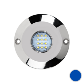 Apache J-LED Ultra Series - Single  - RVS 316L - onderwater LED Light - Midnight Blue - IP68