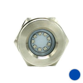 Apache J-LED Drain Series - RVS 316L loosplug onderwater LED verlichting - Midnight Blue  - IP68