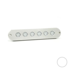 Apache J-LED Classic Series - Sextuple - RVS 316L onderwater LED verlichting - Ultra White - IP68