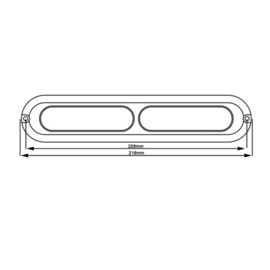 Apache J-LED Slim Series - Duo - RVS 316L onderwater LED verlichting - Super RGB - IP68