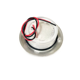 Apache J-LED – Ceiling-Serie –  PC + Edelstahl –  Einbaustrahler - Warmweiß – 1,2 W – 12 V DC  IP66