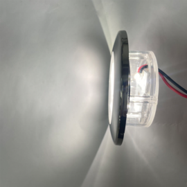 Apache J-LED – Ceiling-Serie –  PC + Edelstahl –  Einbaustrahler - weiß – 0,6 W – 12 V DC  IP66