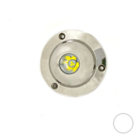 Apache J-LED Hybrid Series - Single - RVS 316L - onder- en bovenwater LED Light - Ultra White - IP68