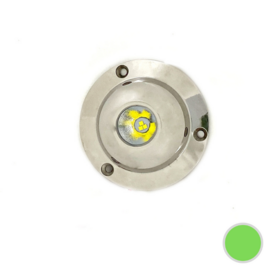 Apache J-LED Hybrid Series - Single - RVS 316L - onder- en bovenwater LED Light - Sea Green - IP68