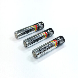 3x AAA Batterij