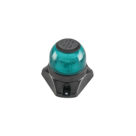 LED Rondomlicht - 01 series - 10-30VDC - 3W - IP67 - zicht 2NM - groen licht - 87,5 x 87,5 x 64 mm
