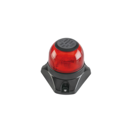 LED Rondomlicht - 01 series - 10-30VDC - 3W - IP67 - zicht 2NM - Rood licht - 87,5 x 87,5 x 64 mm
