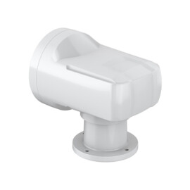 LED Zoeklicht rond - wit 5000K - 600 m straal - bekabelde opbouw afstandsbediening - aluminium behuizing - 12/24V - IP65