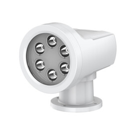 LED Zoeklicht Rond - Wit 5000K - 600 m straal - Draadloze afstandsbediening - Aluminium behuizing - 12/24V – IP65