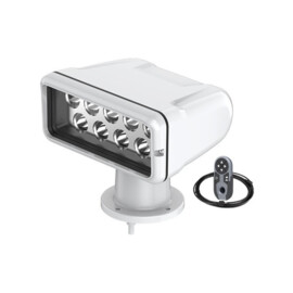 LED Zoeklicht rechthoekig – Wit 5000K – 1000 m straal – Draadloze afstandsbediening – Aluminium behuizing – 12/24V – IP65