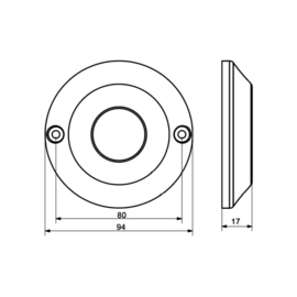 Apache PROLED Ultra Series - Single - Unterwasser-LED-Licht - Ultra White - Edelstahl 316L - IP68