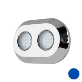 Apache PROLED Ultra Series - Duo - RVS 316L - Onderwater LED Light - Midnight Blue - IP68