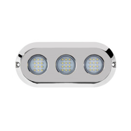 Apache PROLED Ultra Series - Triple - Unterwasser-LED-Licht - Midnight Blue - Edelstahl 316L - IP68