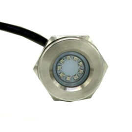 Apache PROLED Drain Series - Drain plug underwater led light - Super RGB - 12V - Stainless steel 316L - IP68