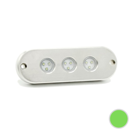 Apache PROLED Classic Series - Triple - RVS 316L onderwater LED verlichting - Sea Green - IP68