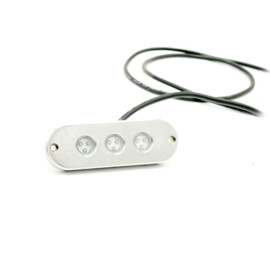 Apache PROLED Classic Series - Triple - RVS 316L onderwater LED verlichting - Super RGB - IP68