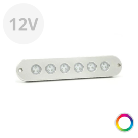 Apache PROLED Classic Series - Sextuple - RVS 316L onderwater LED verlichting - Super RGB - IP68