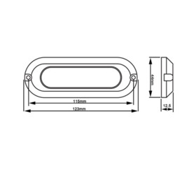 Apache PROLED Slim Series - Single - RVS 316L - onderwater LED Light - Ultra White - IP68