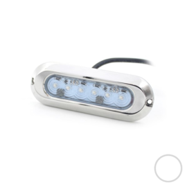 Apache PROLED Slim Series - Single - underwater led light - Ultra White - Stainless steel 316L - IP68