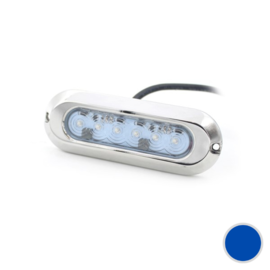 Apache PROLED Slim Series - Single - Unterwasser-LED-Licht - Midnight Blue - Edelstahl 316L - IP68