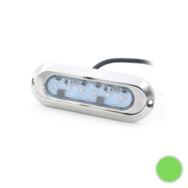 Apache PROLED Slim Series - Single - underwater led light - Sea Green - Stainless steel 316L - IP68