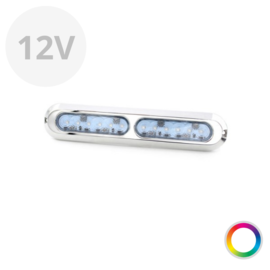 Apache PROLED Slim Series - Duo - Unterwasser-LED-Licht - Super RGB - Edelstahl 316L - IP68