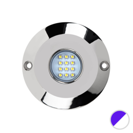 Apache PROLED Ultra Series - Single - Unterwasser-LED-Licht - Dual Color Ultra White & Midnight Blue - Edelstahl 316L - IP68