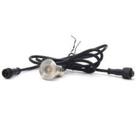 Apache PROLED - Trap en deck inbouw LED spot - 12V - Niet gepolijst RVS - Warm wit 4000K - Ø 16 mm - IP67