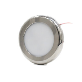 Apache PROLED - Dual color - Dimmable touch LED ceiling lighting - White & Red (27 & 9 LEDs) - Stainless steel 316L - IP65