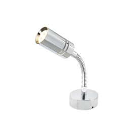 Apache PROLED - Interior series - No.03 - LED leeslamp - Touch aan/uit & dimbaar - met USB lader - warm wit - 10-30 VDC