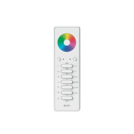 Teleco EVO - 21 Kanal Handsender inklusive Wandhalterung und mit RGB Wheel (TVEVO868T21B)